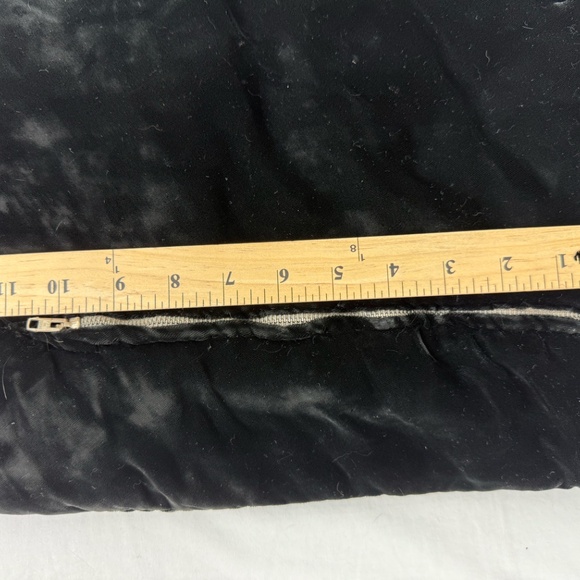 Vintage Brown and Black Fur Hand Warmer Purse Velvet Backing Zipper - Picture 12 of 14